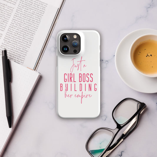 Just A Girl Boss iPhone Case