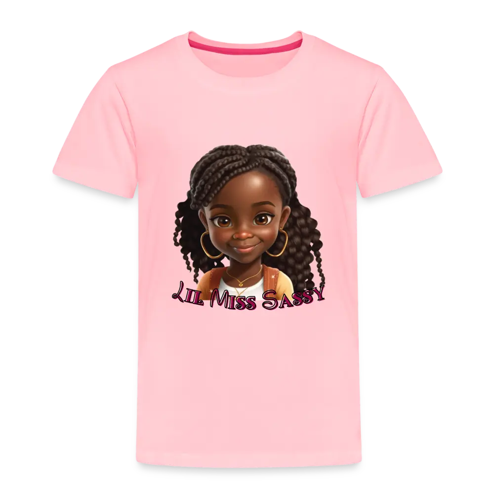 Little Miss Sassy Tee - pink