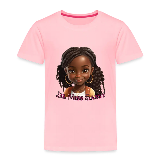 Little Miss Sassy Tee - pink