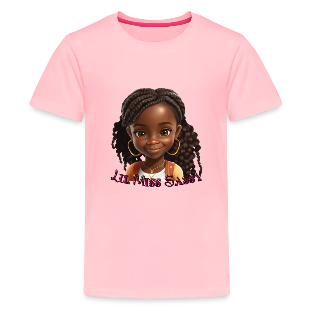 Little Miss Sassy Tee - pink