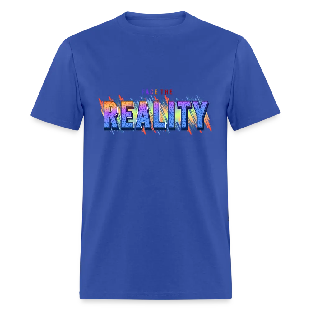 Face the Reality - royal blue