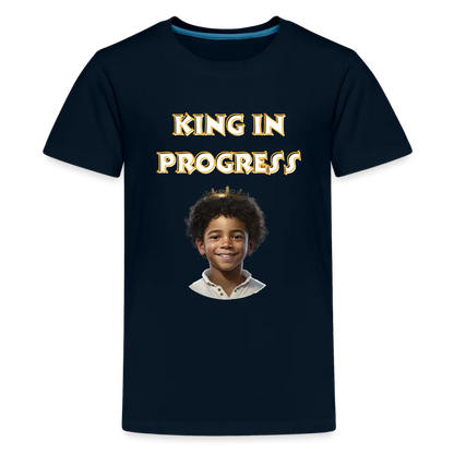 King In Progress - deep navy