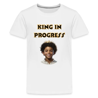 King In Progress - white