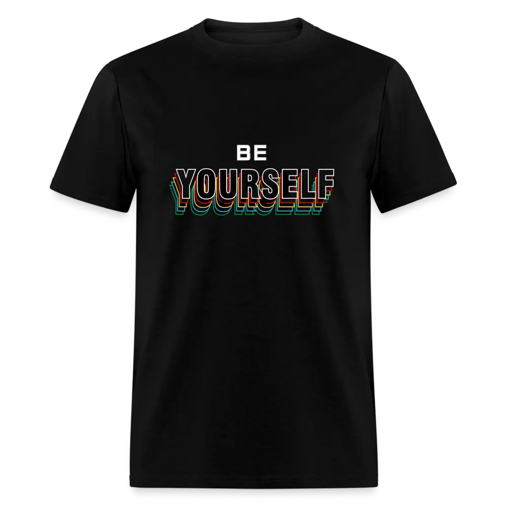 Be Yourself Tee - black