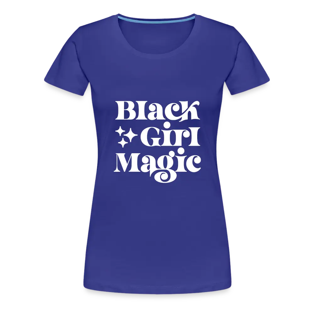 Black Girl Magic Tee - royal blue