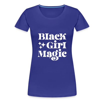 Black Girl Magic Tee - royal blue