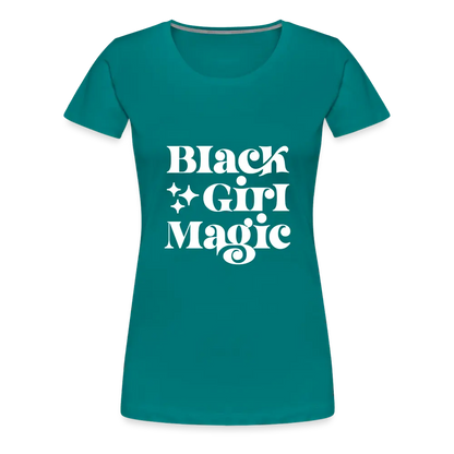 Black Girl Magic Tee - teal