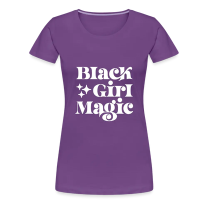 Black Girl Magic Tee - purple