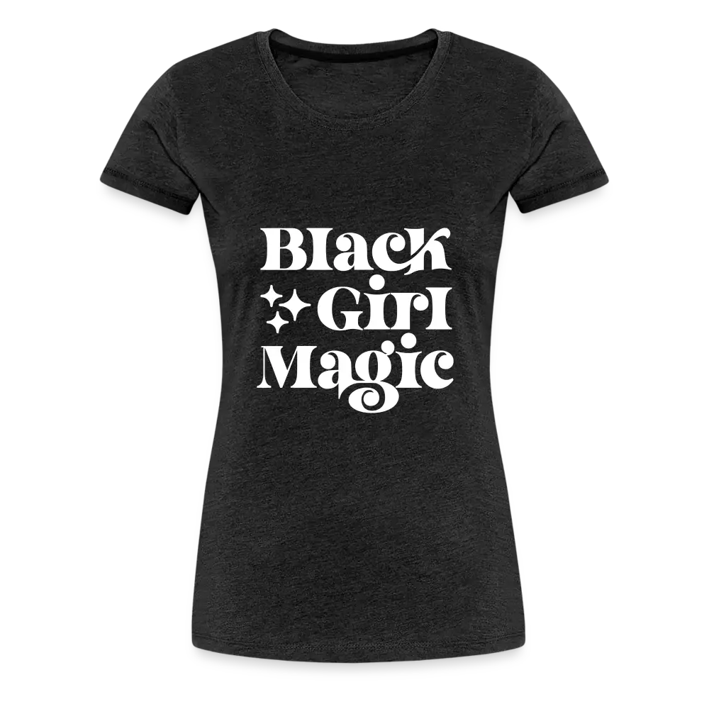 Black Girl Magic Tee - charcoal grey