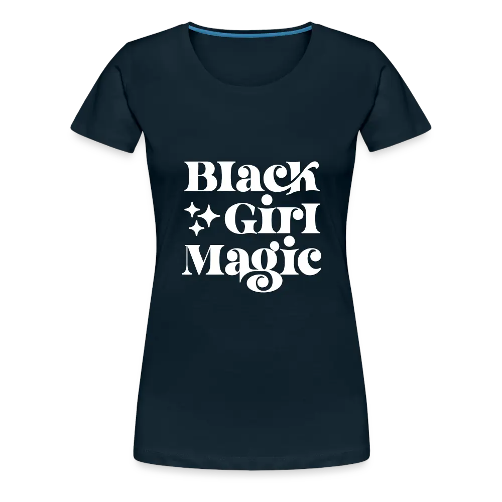 Black Girl Magic Tee - deep navy