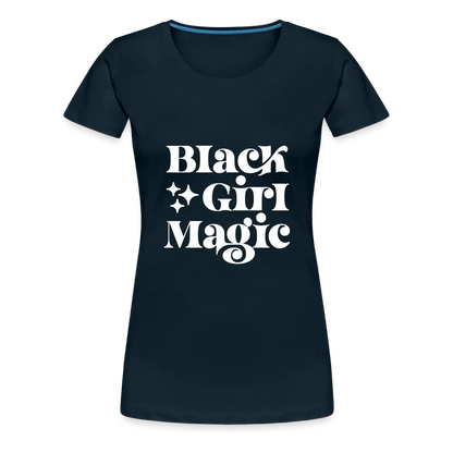 Black Girl Magic Tee - deep navy