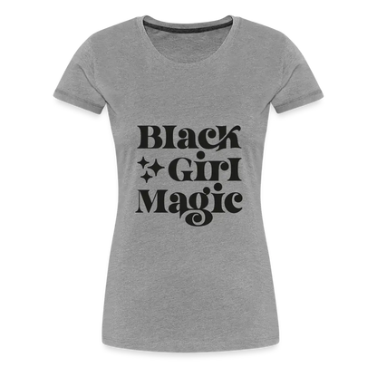 Black Girl Magic Tee - heather gray