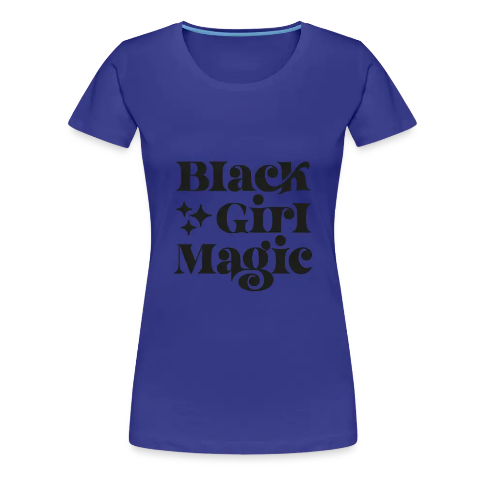 Black Girl Magic Tee - royal blue