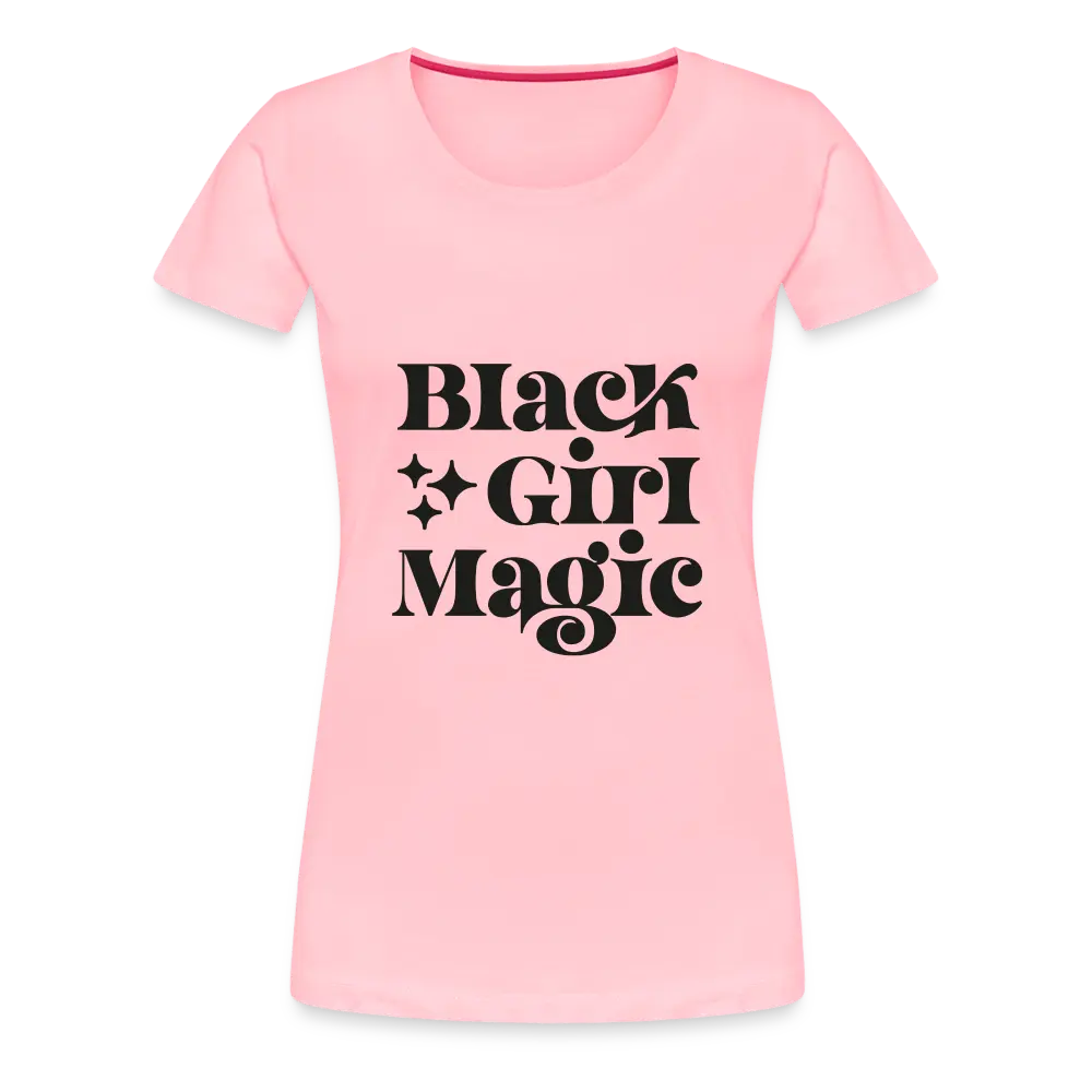 Black Girl Magic Tee - pink