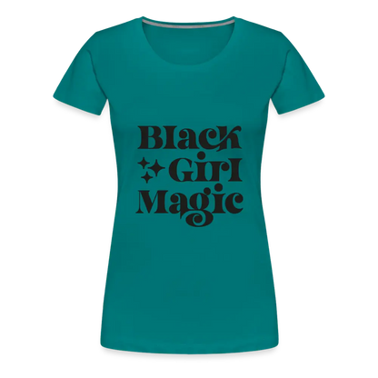 Black Girl Magic Tee - teal