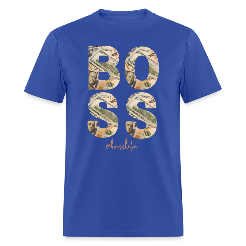 Boss Life T Shirt (Kings) - royal blue