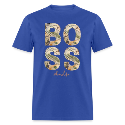 Boss Life T Shirt (Kings) - royal blue