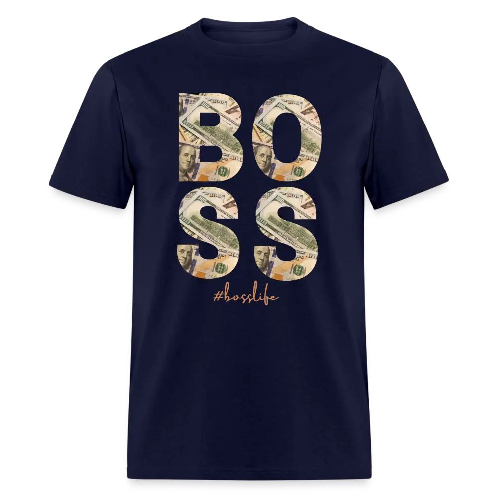 Boss Life T Shirt (Kings) - navy