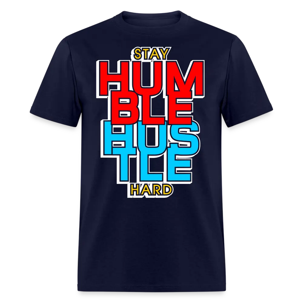 Stay Humble T Shirt - navy