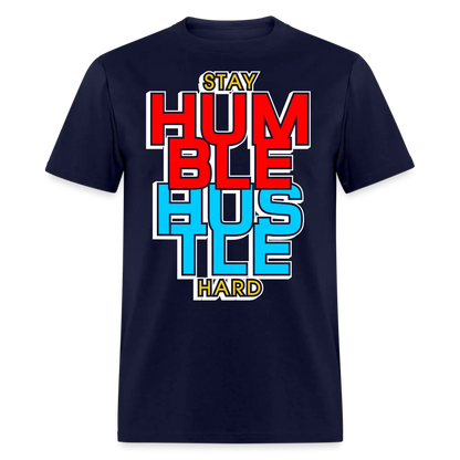 Stay Humble T Shirt - navy