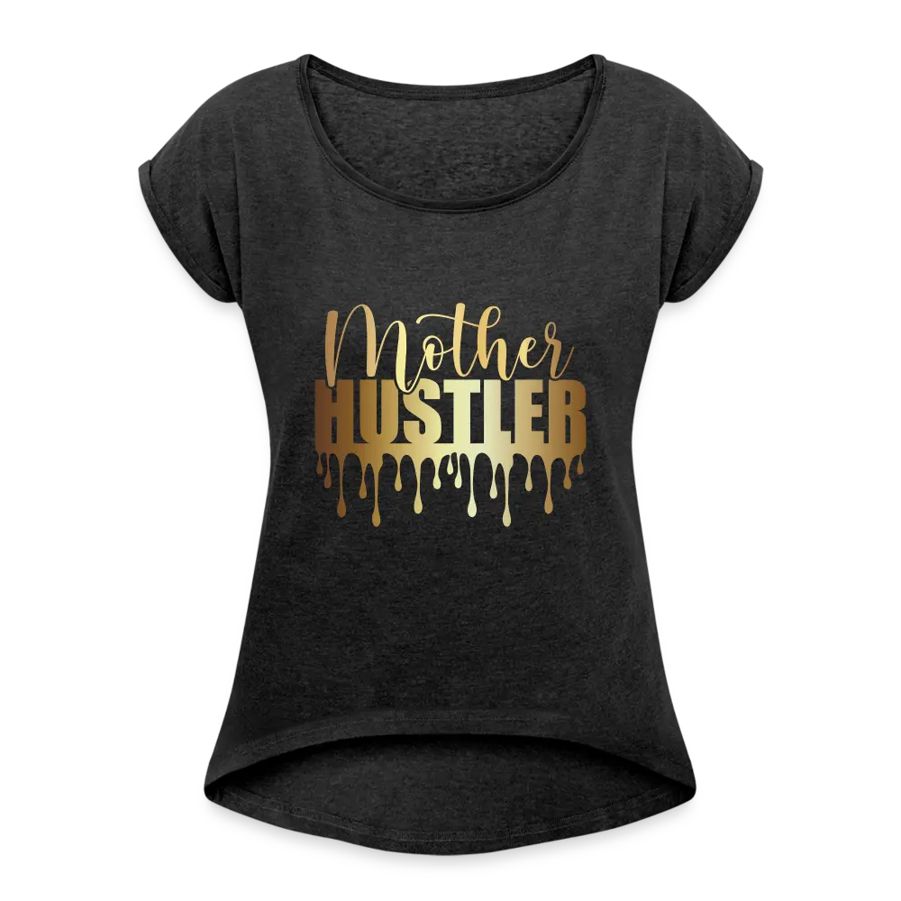 Mother Hustler Tee - heather black