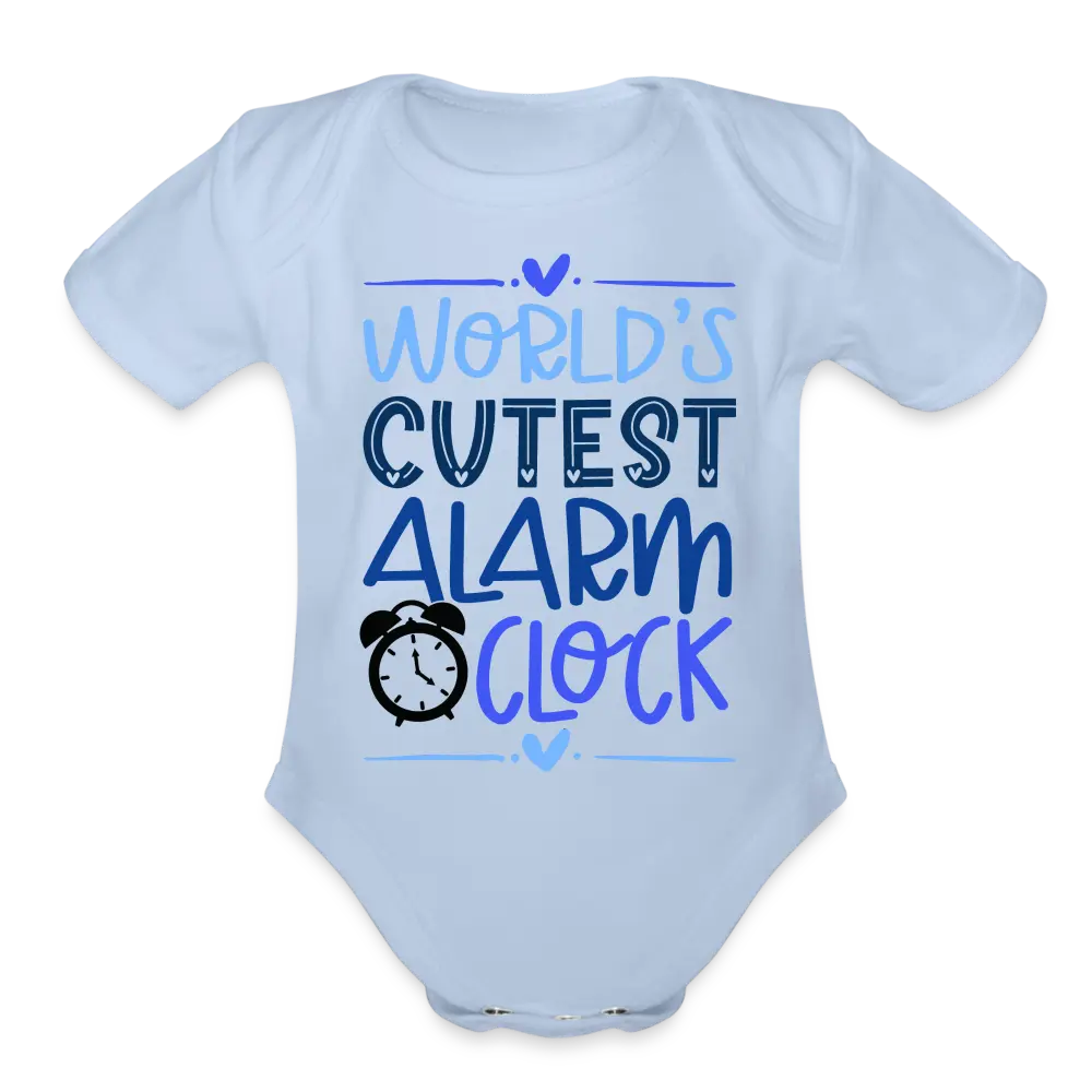 Cutest Alarm Onesie - sky