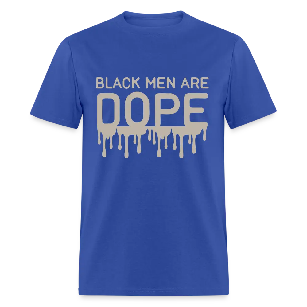 Black Men Are Dope - royal blue