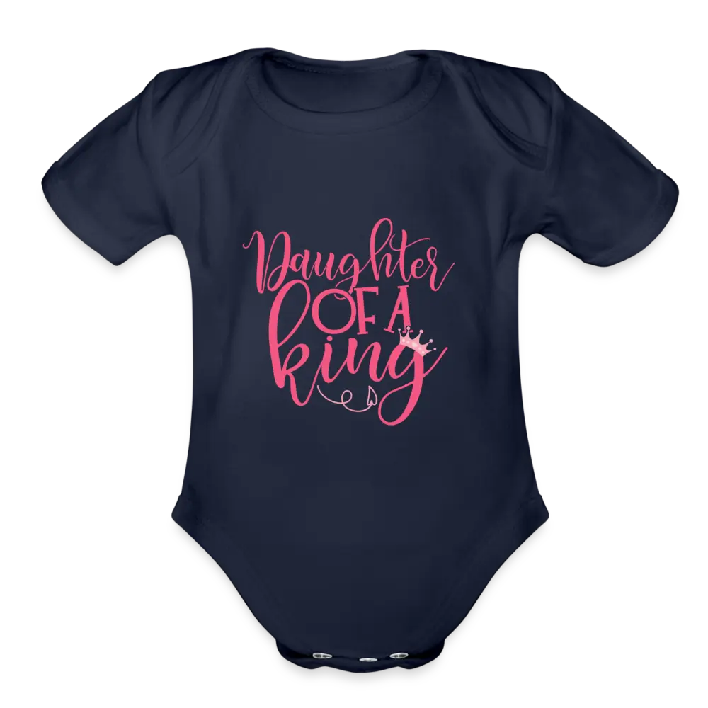 Daughter of a King Onesie - dark navy