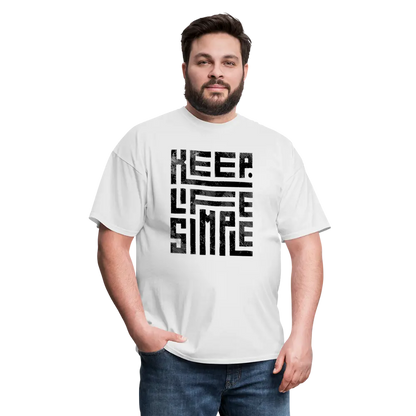 Keep Life Simple T-Shirt - white