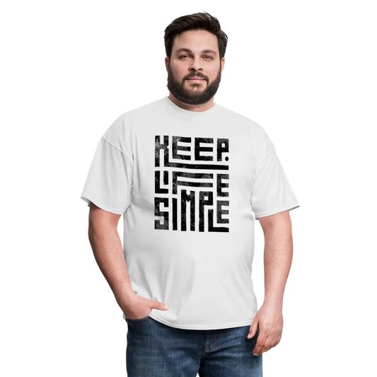 Keep Life Simple T-Shirt - white