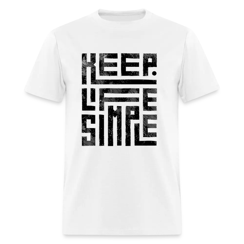 Keep Life Simple T-Shirt - white