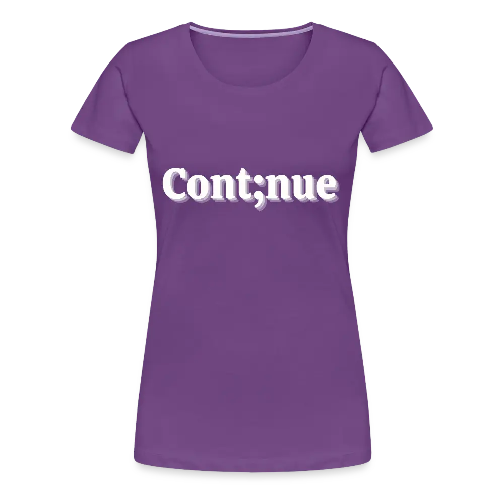 Let's Continue Tee - purple