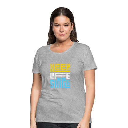 Keep Life Simple (Colored) - heather gray