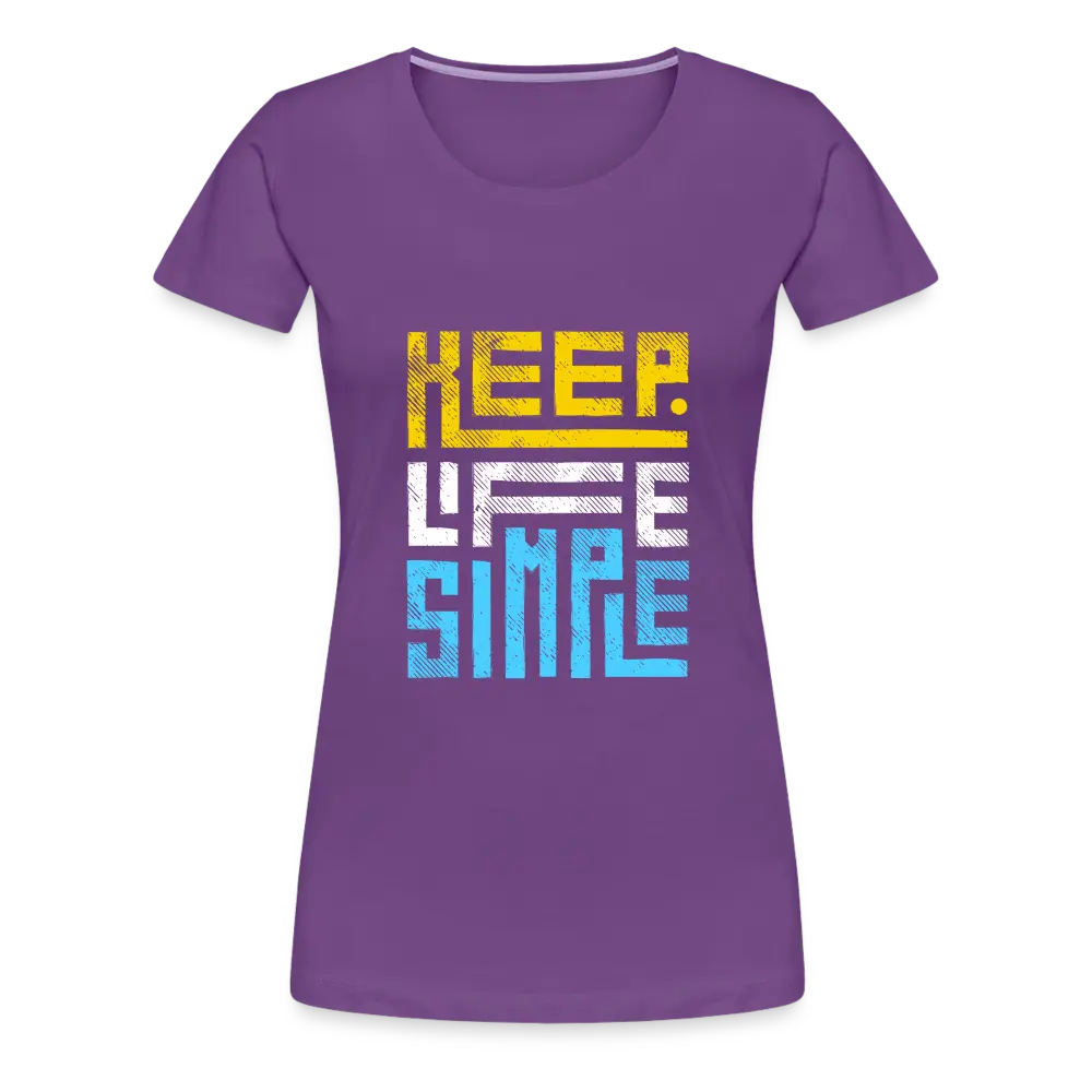 Keep Life Simple (Colored) - purple