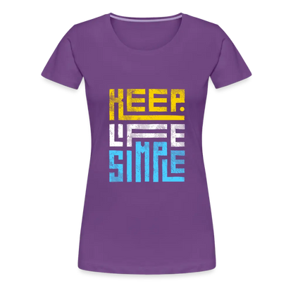 Keep Life Simple (Colored) - purple