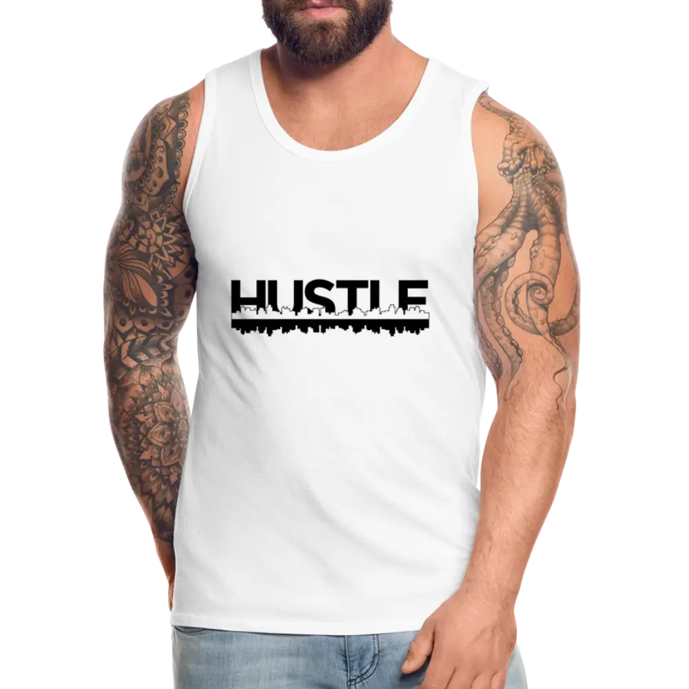 Hustle Muscle Shirt - Unleash Your Inner Drive! - white