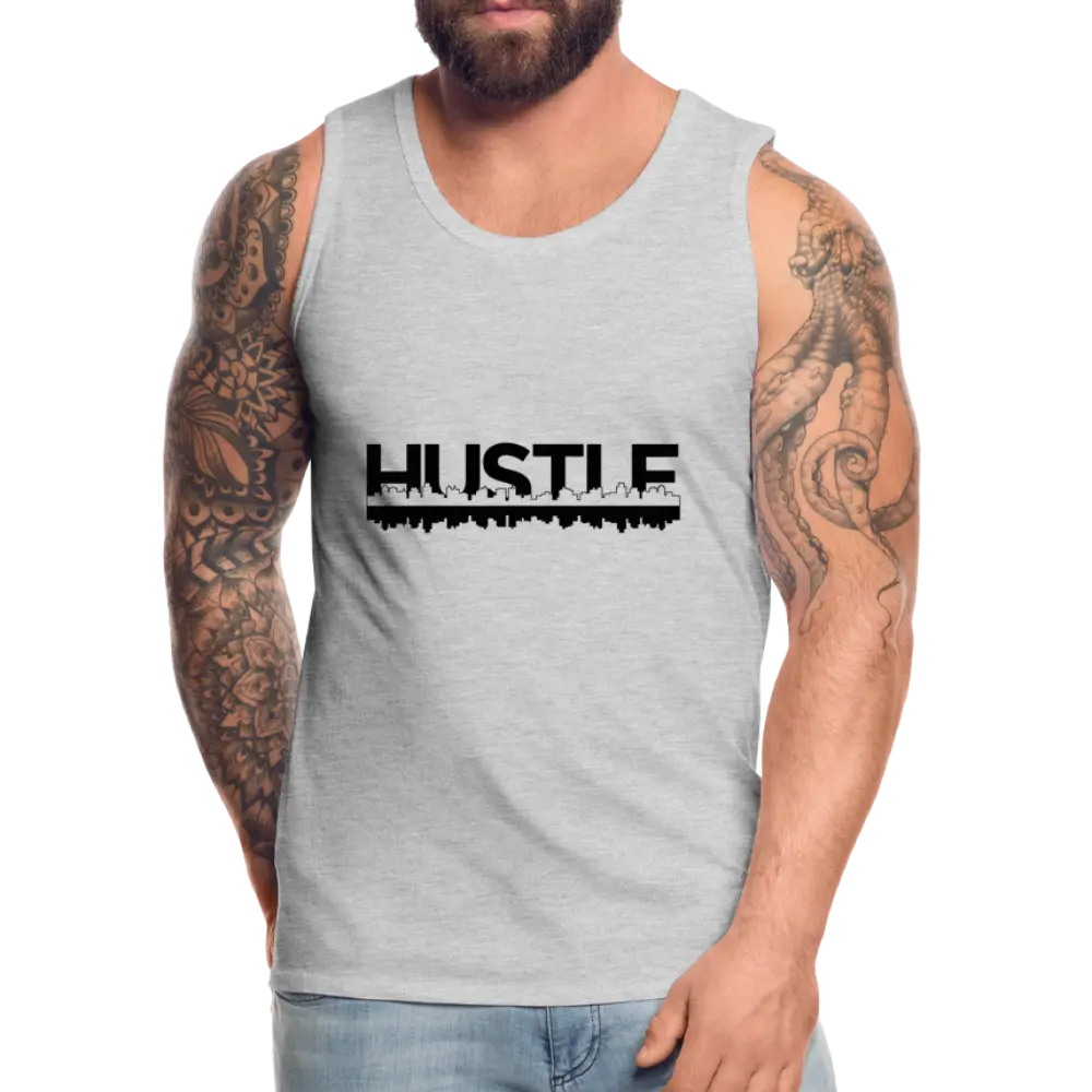 Hustle Muscle Shirt - Unleash Your Inner Drive! - heather gray