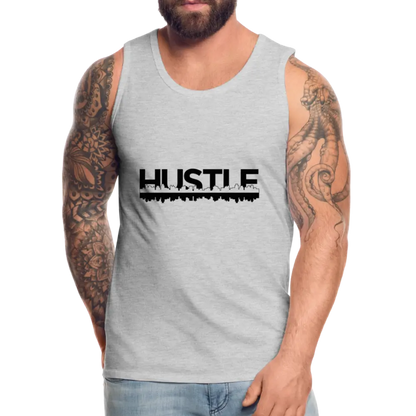 Hustle Muscle Shirt - Unleash Your Inner Drive! - heather gray