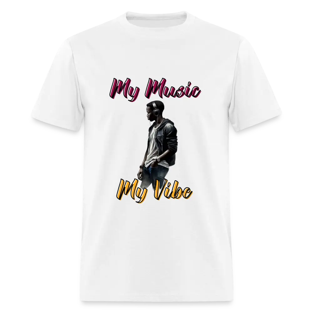 My Music My Vibe - white